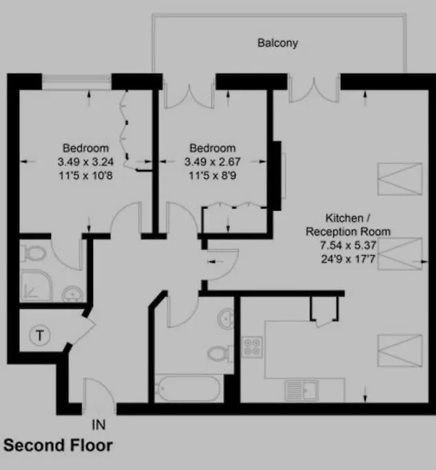Dublin Airport Large Superior Serviced Apartment - Sleeps 6 0*,